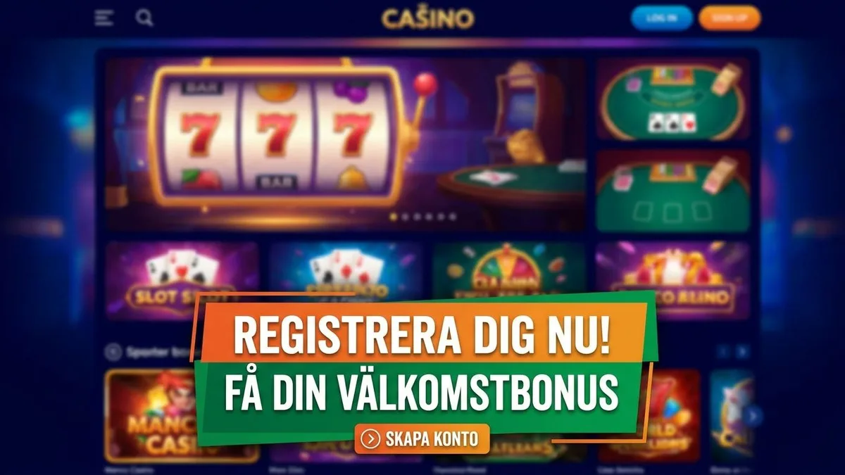 Registrera dig med bonus